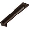 Ekena Millwork Heaton Hidden Support Steel Bracket w/ 16" Support Depth, Hammered Brown 3"W x 20"D x 2"H BKTM03X20X02HEHBR - alternate 1